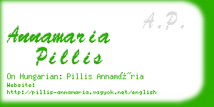 annamaria pillis business card